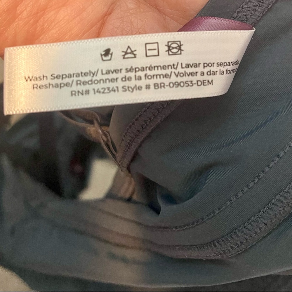 NWT pretty steel blue wireless bralette - Picture 8 of 8